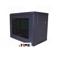 Armario para Rack ipTIME 19  9U profundidad colgante 400mm puerta de cristal negra