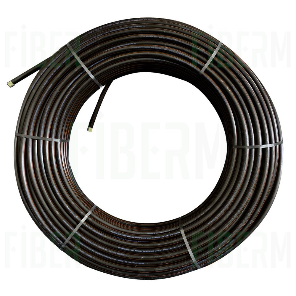 Rura HDPE fi 32mm z pomarańczowym paskiem krążek 250m