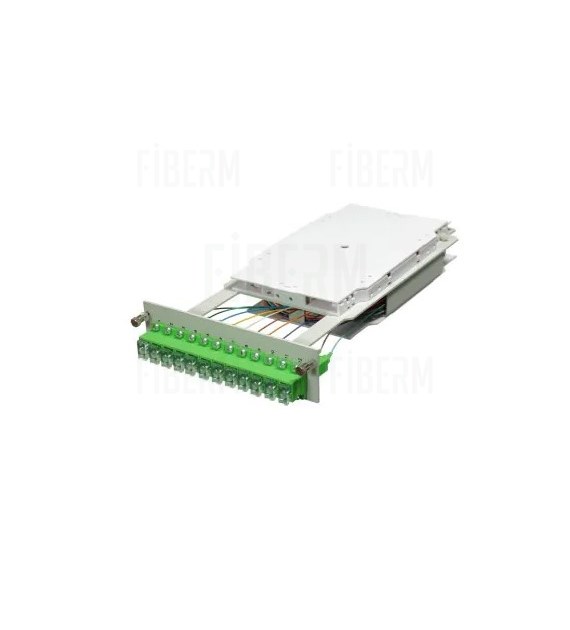 FIBERM Moduł 12xSC Simplex do przełącznicy 3U FM-12CSX-STD-SCA-K