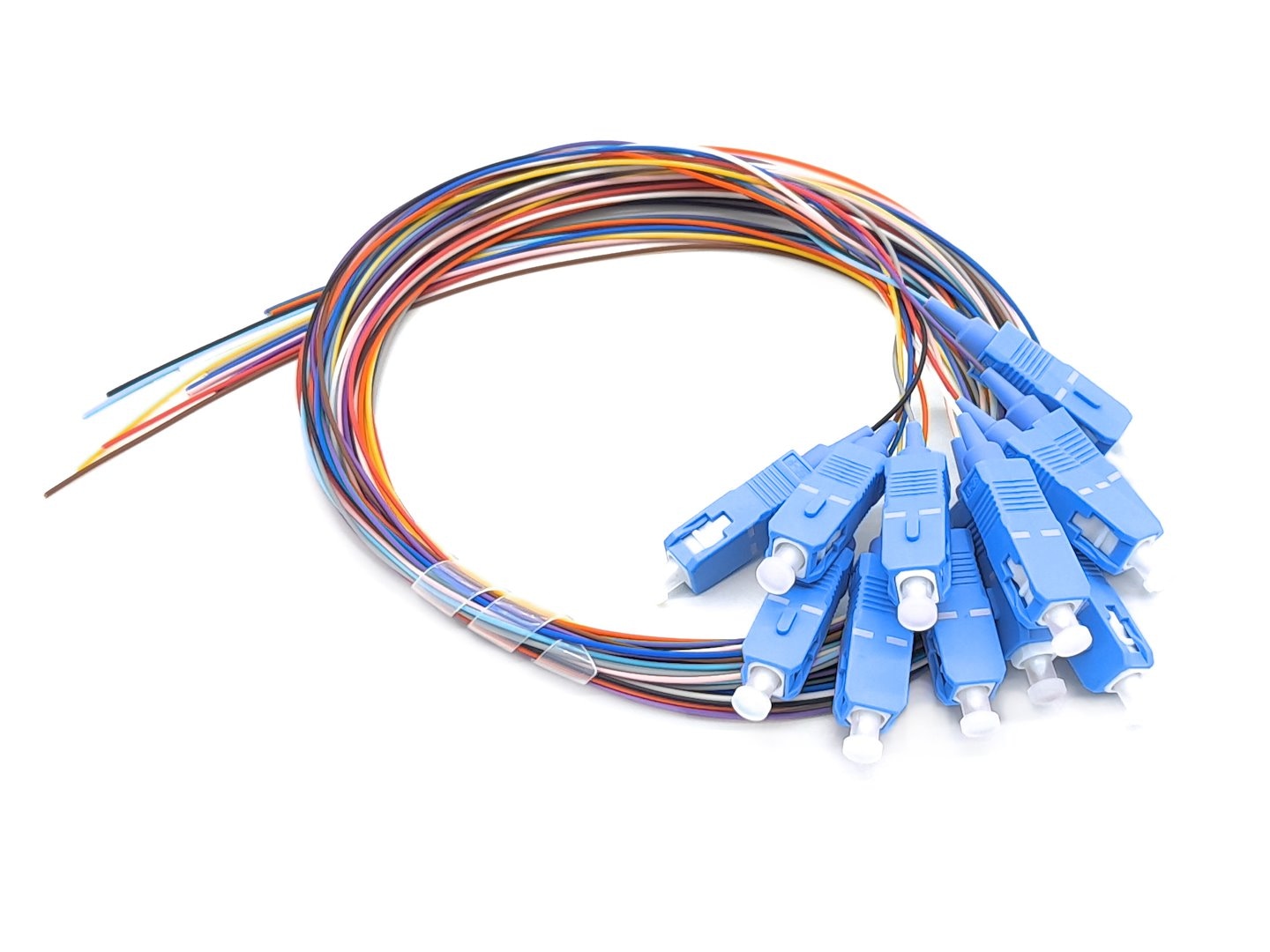 FIBERM Pigtail SC/UPC 2m Single Mode G657A 12 kolorów