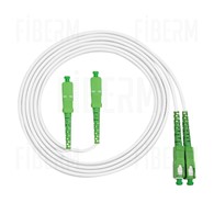 Cable de parche FIBERM SC/APC-SC/APC 5m Fibra Monomodo Dúplex G657A