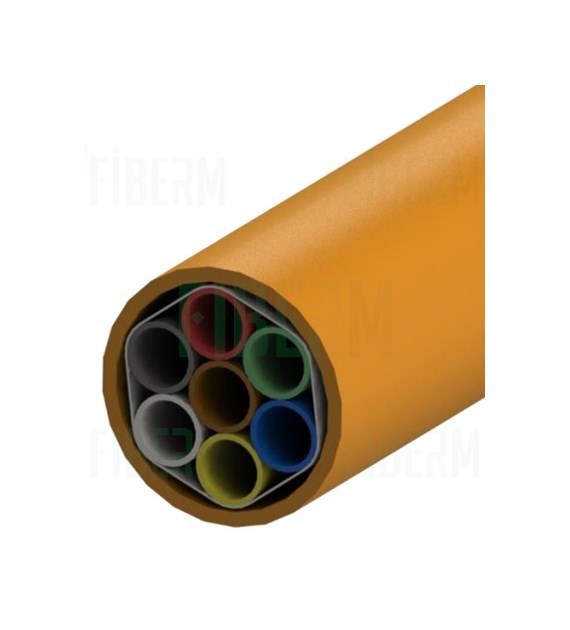 Wiązka / pakiet mikrorurek HDPE 7 x FI 12/10mm w rurze osłonowej 50mm do instalacji bezpośrednio w ziemi