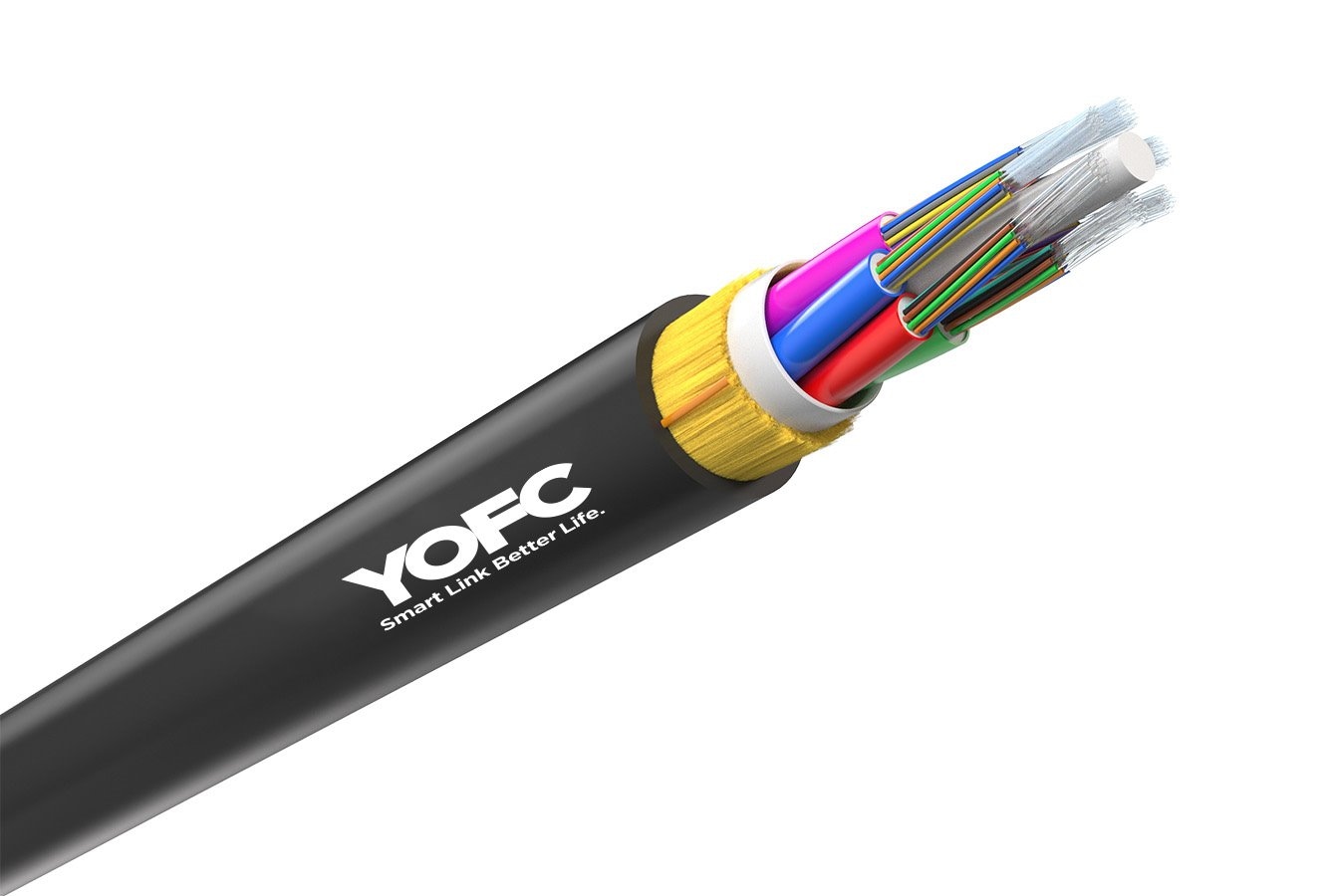 YOFC Kabel światłowodowy mikrokanalizacyjny Z-XOTKtmd 144J (12x12) 600N, średnica 7,9mm