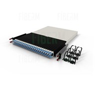 PATCHBOX® ONE zestaw 24 kaset Cat.6a (STP, Niebieski, 1.8m / 30RU)