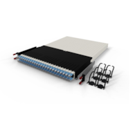 PATCHBOX® ONE zestaw 24 kaset Cat.6a (STP, Niebieski, 1.8m / 30RU)