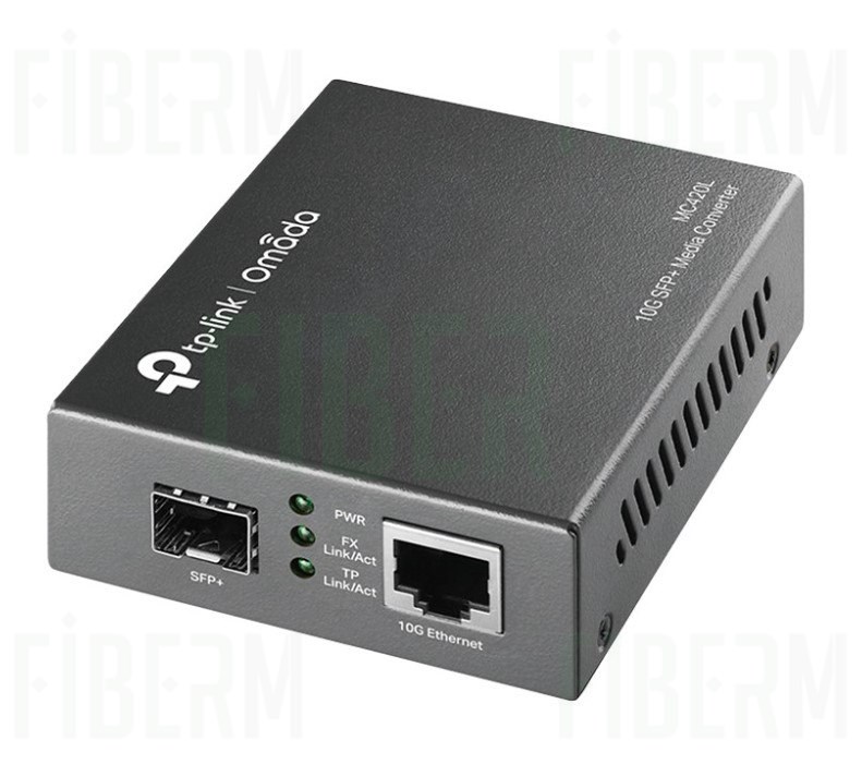 TP-LINK MC420L media konwerter 1x SFP+ 1xRJ45 10Gbps