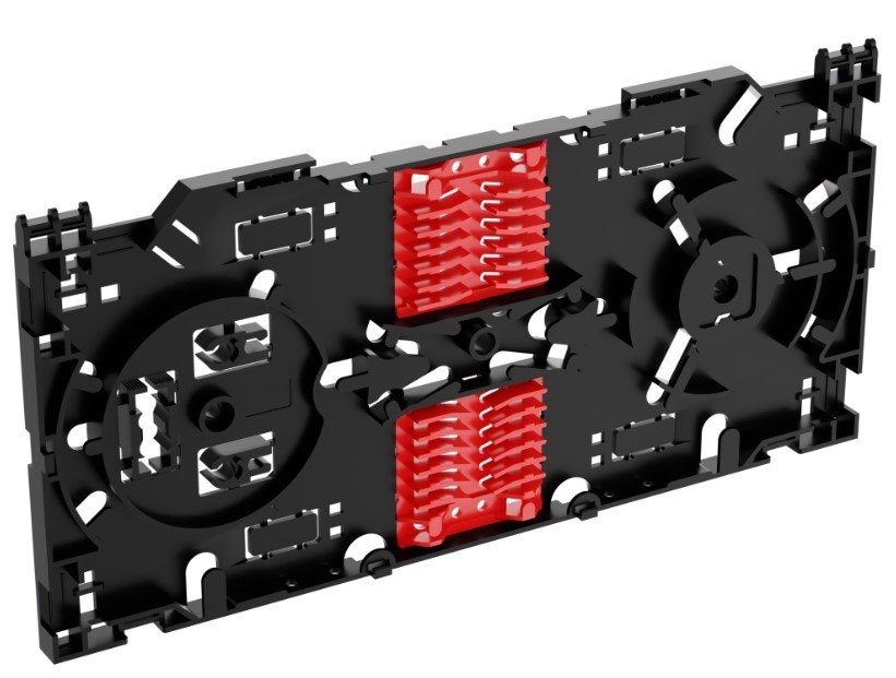FIBRAIN Tacka / Kaseta z uchwytem dla 24 spawów światłowodowych SCM-A-24H
