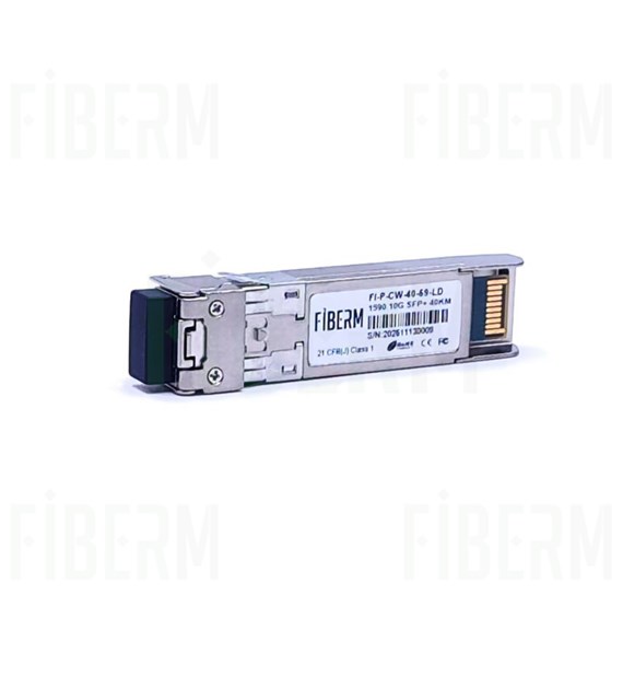 FIBERM Wkładka SFP+ CWDM SM LC 40KM TX1590 DDM FI-P-CW-40-59-LD