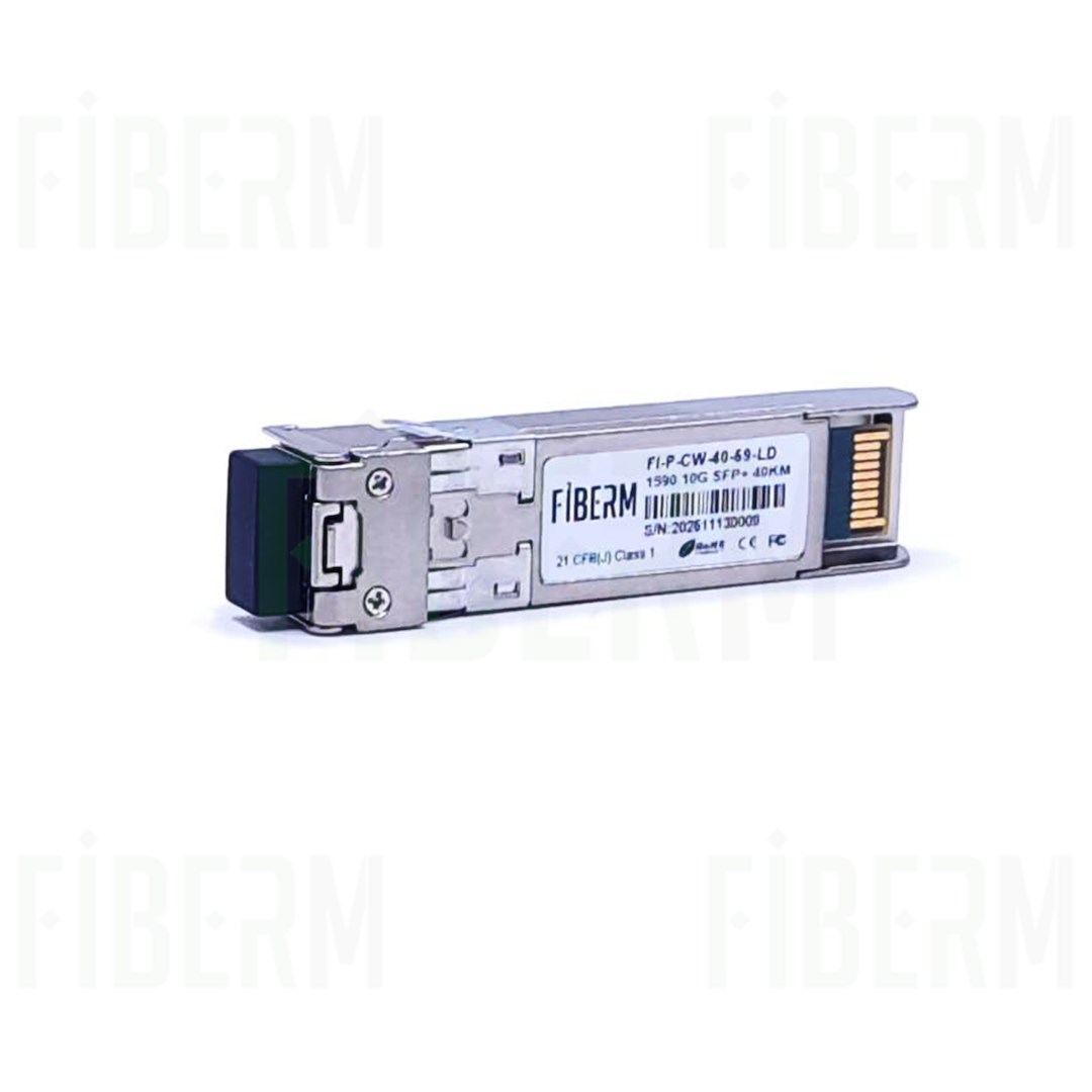 FIBERM Wkładka SFP+ CWDM SM LC 40KM TX1590 DDM FI-P-CW-40-59-LD