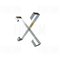 Stelaż zapasu kabla STZK-60-NA, naścienny, aluminium, szerokość 600
mm, kolor RAL7035