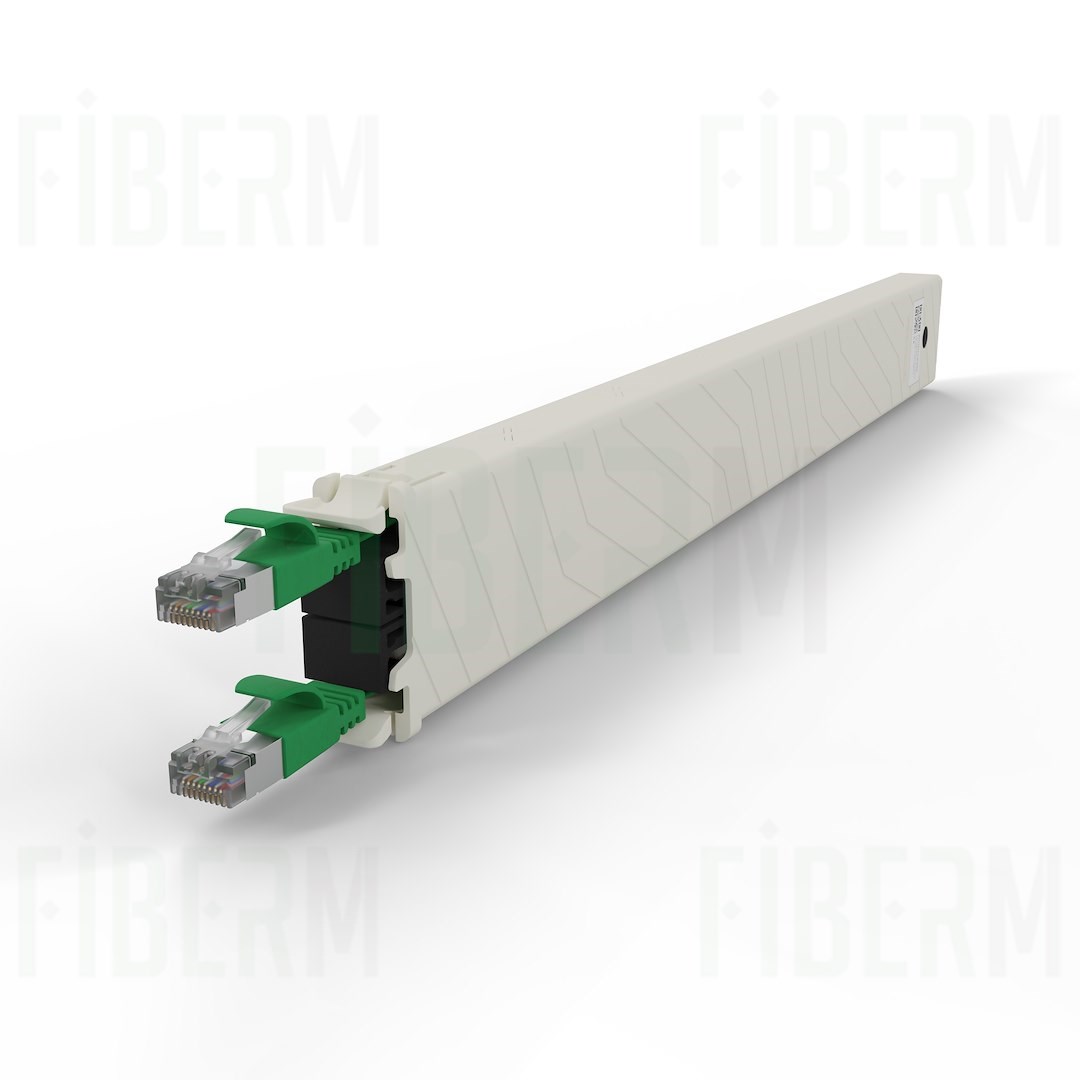 PATCHBOX® ONE kaseta Cat.6a (STP, Zielony, 1.8m / 30RU)