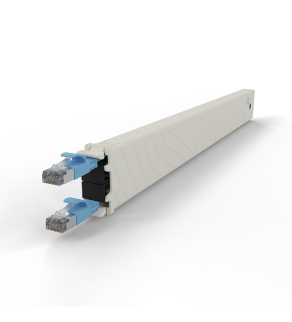 PATCHBOX® ONE kaseta Cat.6a (STP, Niebieski,1.8m / 30RU)