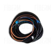 FIBERM patchcord ST/UPC-ST/UPC 30m Single Mode Duplex włókno G652D 2,0mm w peszlu