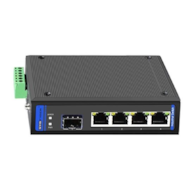 OptecLink U-ISW-1FX4TX-1G przemysłowy media konwerter na wkładkę SFP i 4x 1000Mbps RJ45