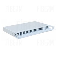 Przełącznica światłowodowa wysuwna 19  1U 24x DX wsunięta