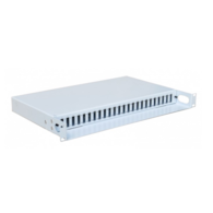 Przełącznica światłowodowa wysuwna 19  1U 24x DX wsunięta