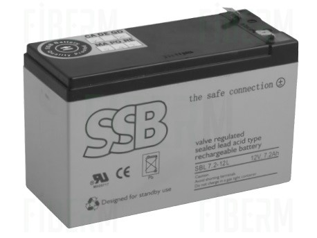 Akumulator SSB 7,2Ah 12V SBL 7,2-12