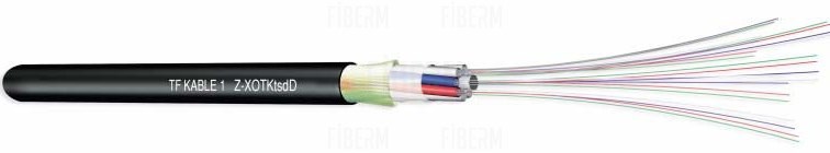TELEFONIKA Kabel światłowodowy Z-XOTKtsdD 24J (2x12), tuba 1,8mm, średnica 8,5mm
