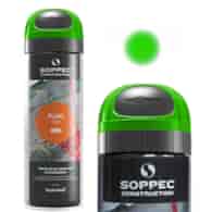 SOPPEC FLUO TP Farba geodezyjna do znakowania w sprayu - trwałość 12 miesięcy - Zielony