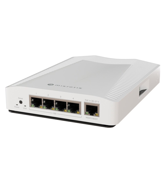 MikroTik CRS304-4XG-IN switch 4x 10GE, 1x 1GE, PoE IN