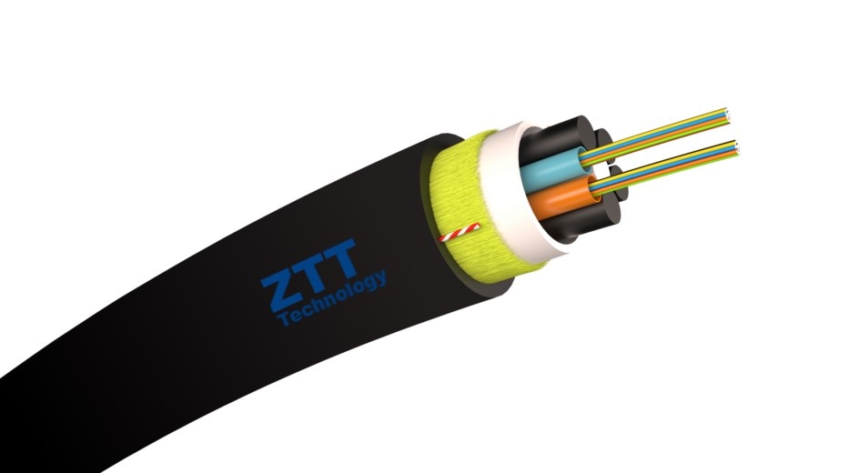 ZTT Kabel światłowodowy 24J ADSS 2,7kN, 2T12F, średnica 10,9mm