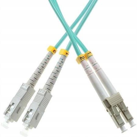 FIBERM GOLD patchcord SC/UPC-SC/UPC 60m Multi Mode Duplex włókno OM3 2,0mm w peszlu