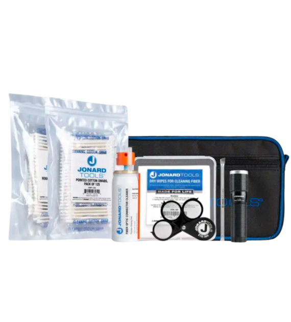 Profesjonalny zestaw do czyszczenia spawarek światłowodowych Jonard Tools TK-285