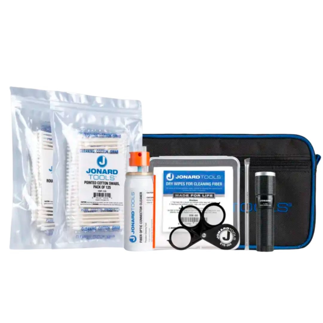 Profesjonalny zestaw do czyszczenia spawarek światłowodowych Jonard Tools TK-285