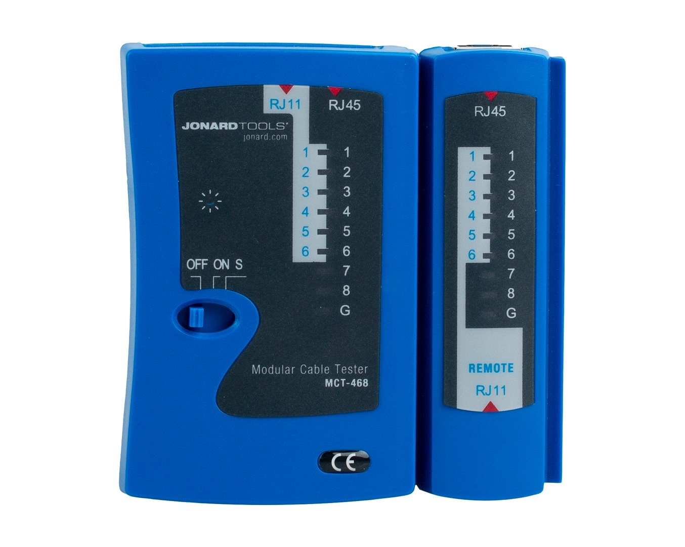 Modułowy tester kabli RJ45/RJ12/RJ11 Jonard MCT-468
