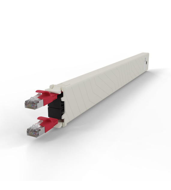 PATCHBOX® ONE kaseta Cat.6a (UTP, Czerwony, 1.8m / 30RU)