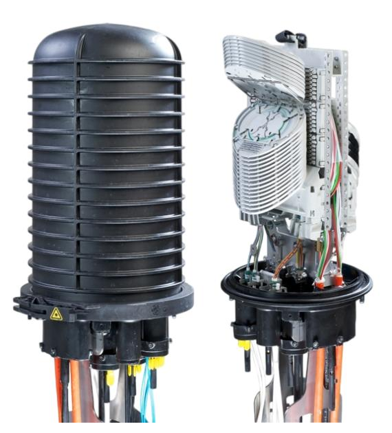 COMMSCOPE Osłona złącz światłowodowych FIST-GCO2-BC16-NN - 16 portów okrągłych, 1 owalny - brak tacek spawów oraz usczelnień w zestawie