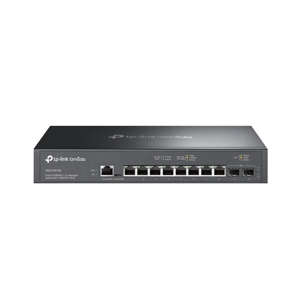 TP-Link SG3210X-M2 switch zarządzalny 8x 2,5Gb/s 2x SFP+