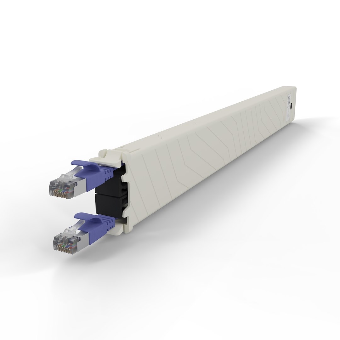 PATCHBOX® ONE kaseta Cat.6a (UTP, Fioletowy, 1.8m / 30RU)