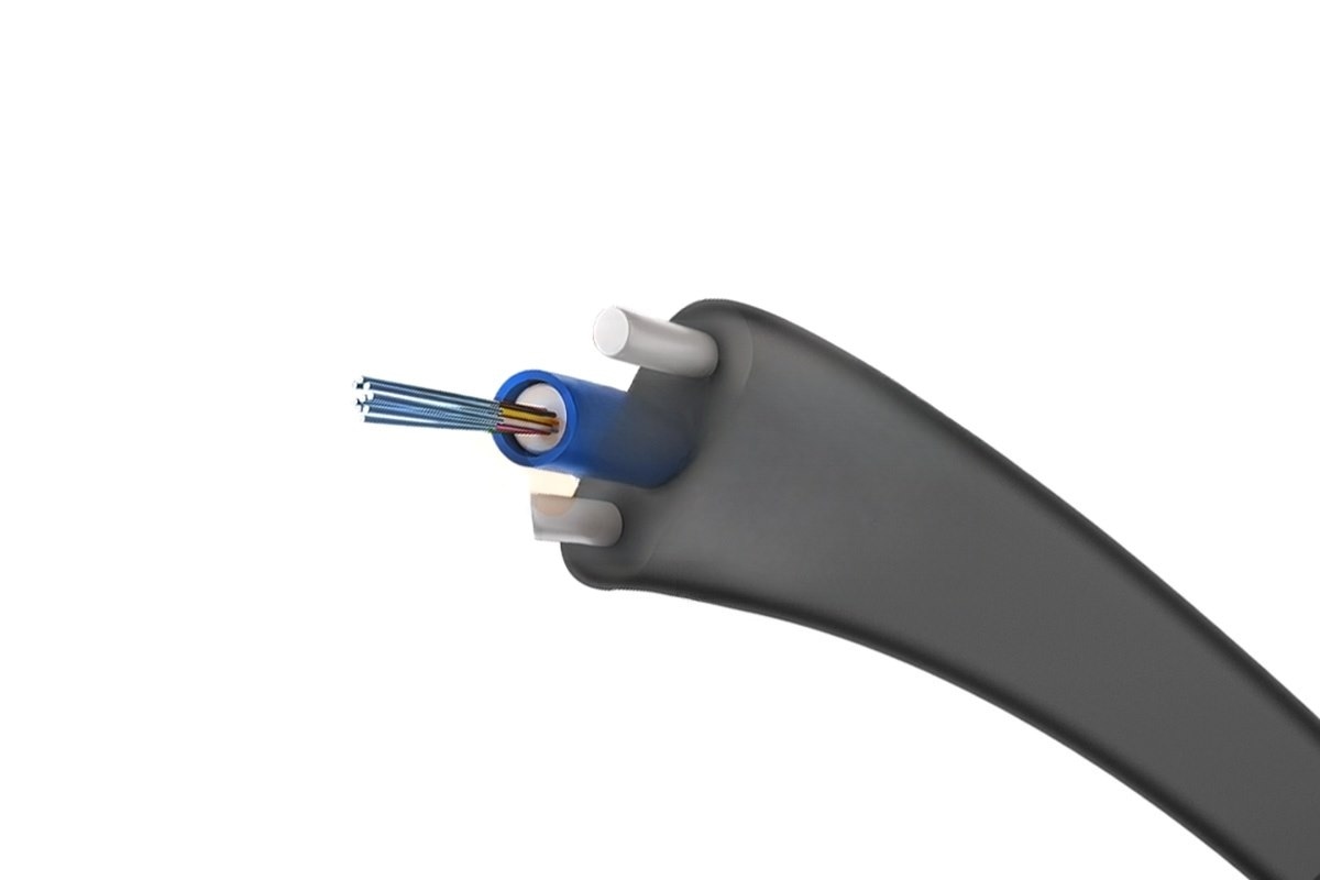 OPTIX FLAT  Kabel światłowodowy Z-XOTKtcdp FC102 12J