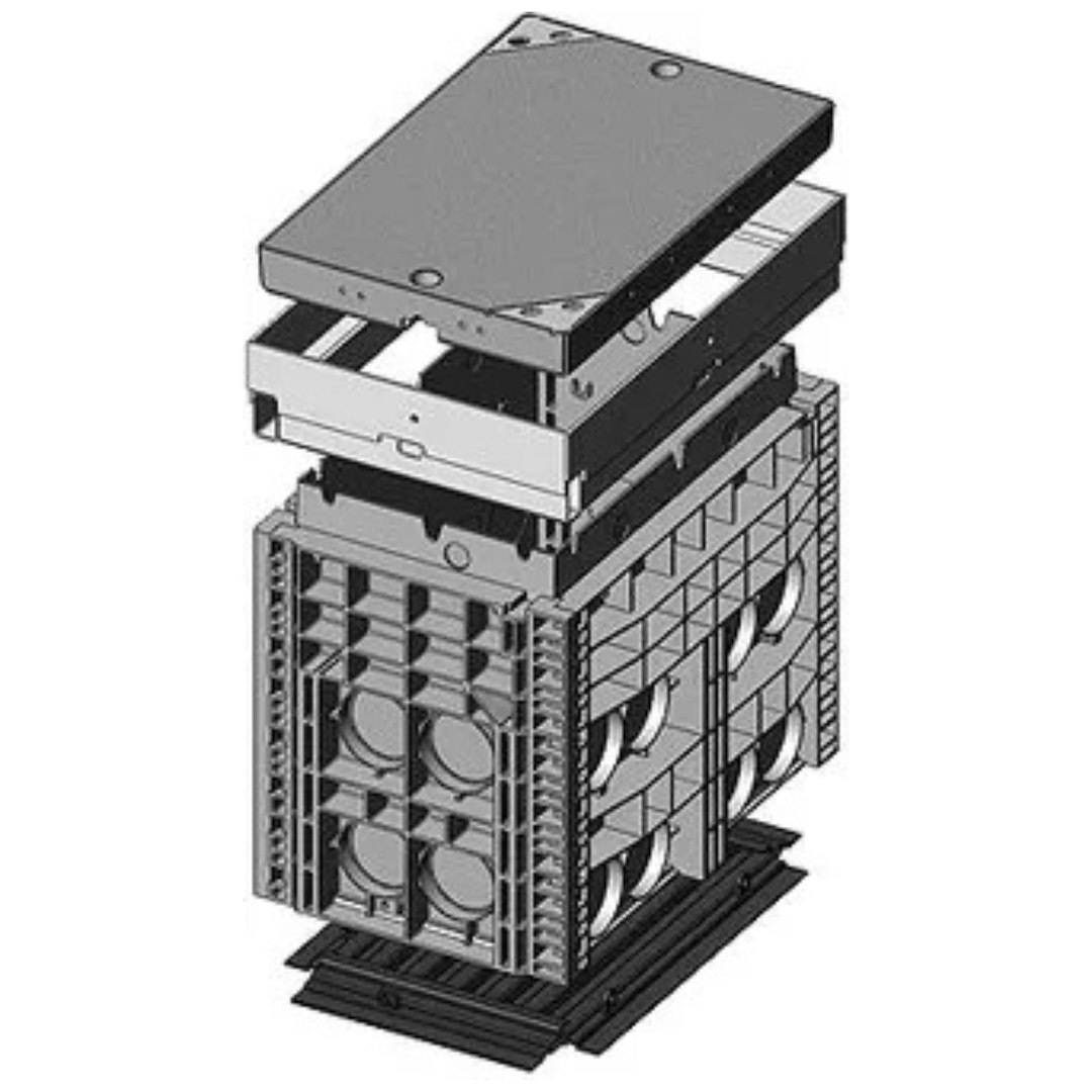 Studnia kablowa teletechniczna z poliwęglanu SKR-1 EK 368