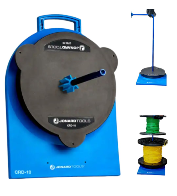 Jonard Tools stojak do bębnów kablowych O 10  (do 318 kg) - CRD-10