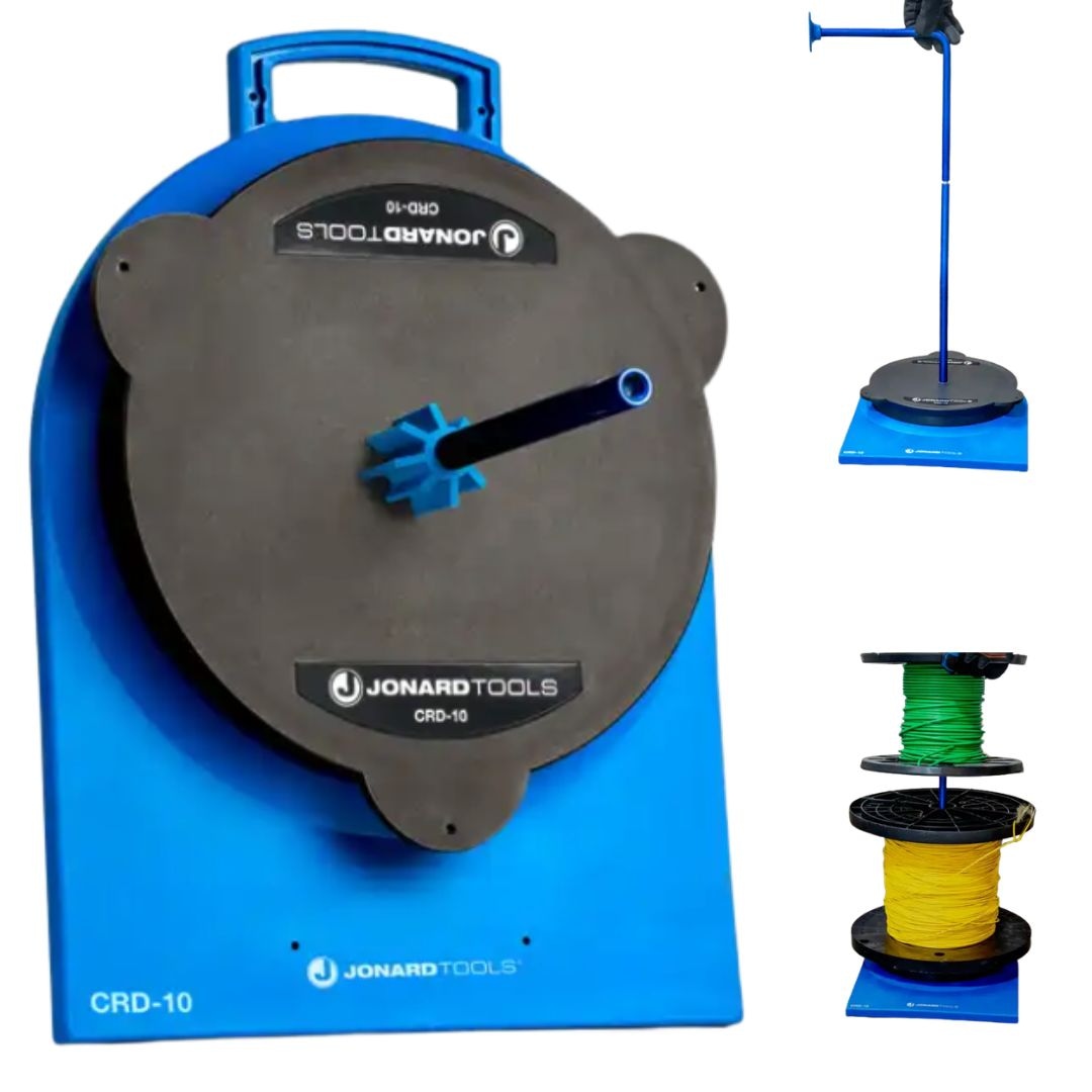 Jonard Tools stojak do bębnów kablowych O 10  (do 318 kg) - CRD-10