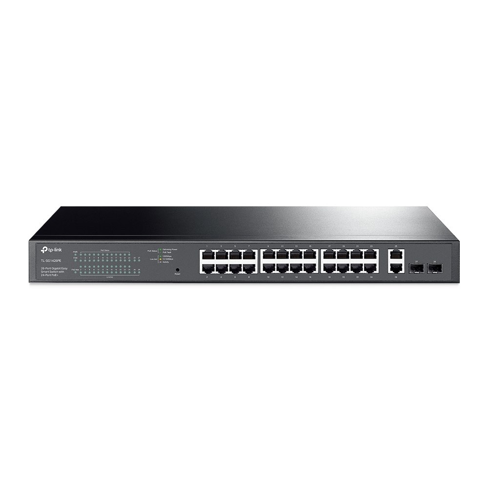TP-LINK TL-SG1428PE Switch zarządzalny PoE 24 x 10/100/1000, 2 x SFP
