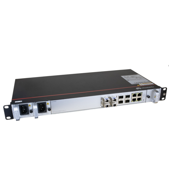 Huawei EA5801E-GP04 GPON OLT, 4 porty GPON, uplink 4x 10GE SFP+, Zasilanie 2x AC