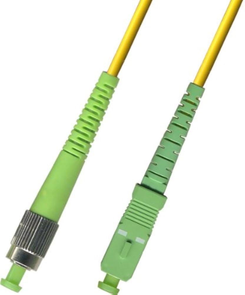 FIBERM Patchcord SC/APC-FC/APC 1m Single Mode Simplex włókno G652D 3,0mm PVC