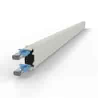 PATCHBOX® ONE kaseta Cat.6a (UTP, Niebieski, 2.5m / 46RU)