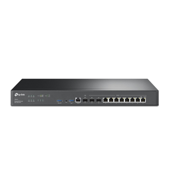 TP-Link TL-ER8411 Gigabitowy router VPN Omada z portami 10G, 8x GE, 1x SFP, 2x SFP+, multi-WAN