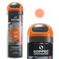SOPPEC FLUO TP Farba geodezyjna do znakowania w sprayu - trwałość 12 miesięcy - Pomarańczowy