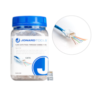JONARD TOOLS wtyk RJ45 CAT6 przelotowy Pass-Through - paczka 100 sztuk