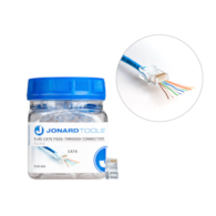 JONARD TOOLS wtyk RJ45 CAT6 przelotowy Pass-Through - paczka 50 sztuk
