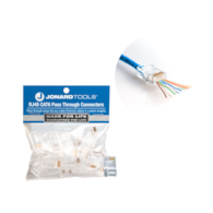 JONARD TOOLS wtyk RJ45 CAT6 przelotowy Pass-Through - paczka 25 sztuk