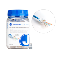 JONARD TOOLS wtyk RJ45 CAT5E przelotowy Pass-Through - paczka 100 sztuk