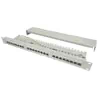 Base Link BL-PPS1924P1GY-6I - 24-portowy ekranowany patch panel kategorii 6 o wysokości 1U