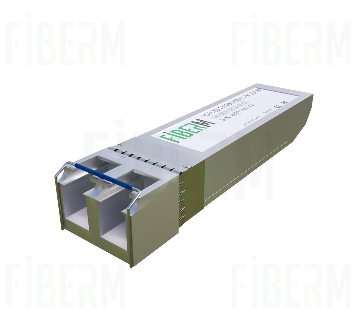FIBERM SFP+ Module Insert DUAL SM LC 10KM TX1310 DDM FI-P-D-10-13-LD
