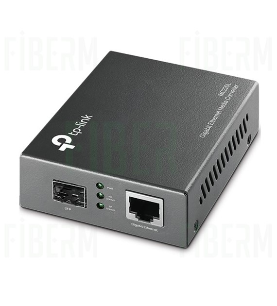 TP-LINK MC220L Media Converter 1x SFP 1xRJ45 1000M with auto-negotiation